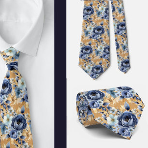 Cravate Tie pour homme   Nœud papillon floral pour mariage