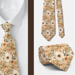 Cravate Tie pour homme   Nœud papillon floral pour mariage