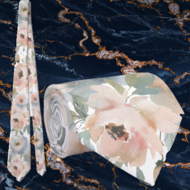 Cravate Tie pour homme | Nœud papillon floral pour mariage (Créateur téléchargé)