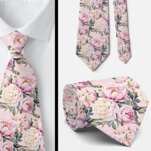 Cravate Tie pour homme Nœud papillon floral pour mariage