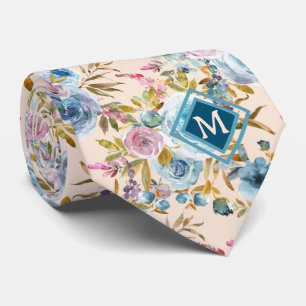 Cravate Tie pour homme Nœud papillon floral pour mariage