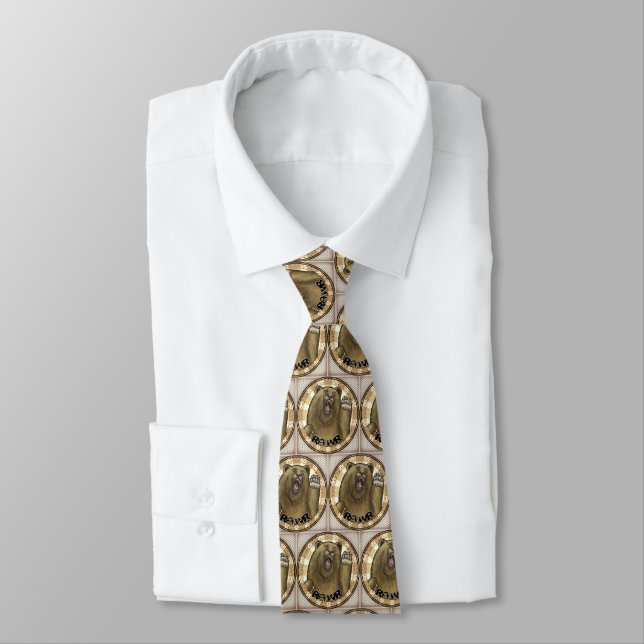 Cravate Tie Rawr Ours (Attaché)