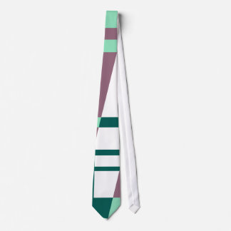 Cravate Tie rayée rétro colorée