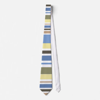 Cravate Tie rayures colorées rétro vintage #4
