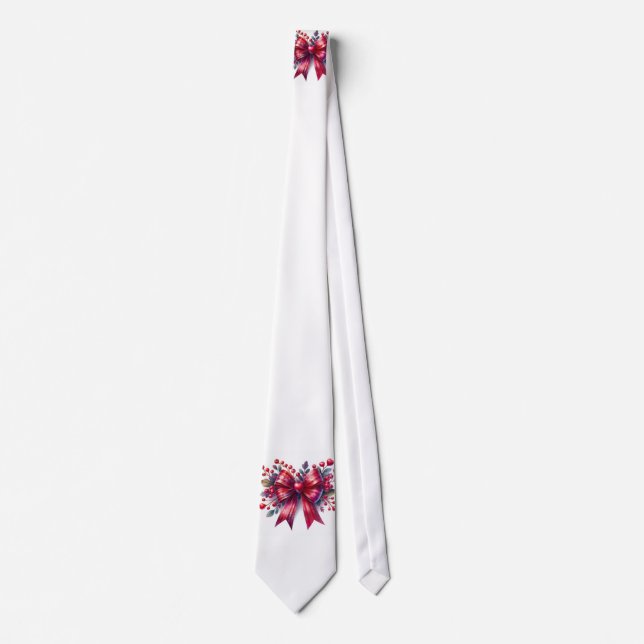 Cravate tie red ribbon  (Devant)