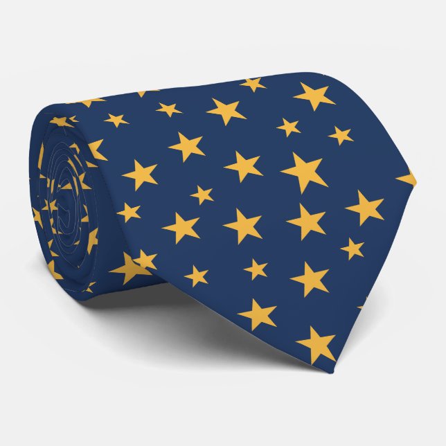Cravate Tie - stars (Roulé)