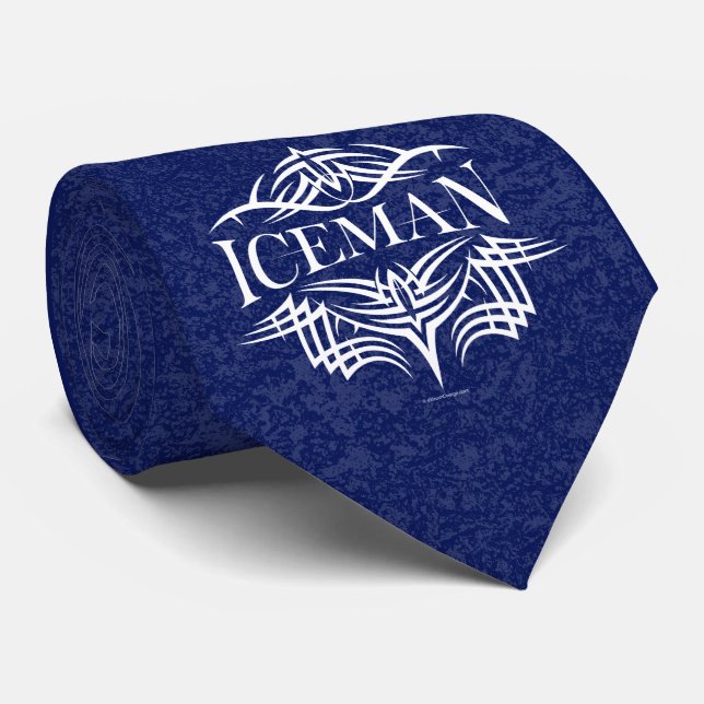 Cravate Tie Tribal Hockey Iceman (Roulé)