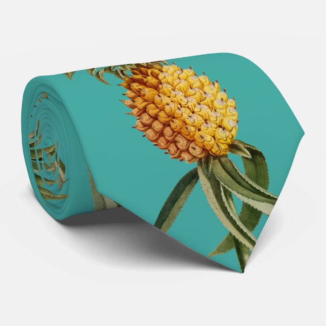 Cravate Tie Vintage Ananas (Roulé)