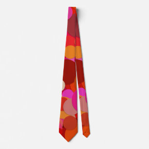 Cravate tied confettis point rouge