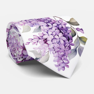 Cravate Tied de cou lilas