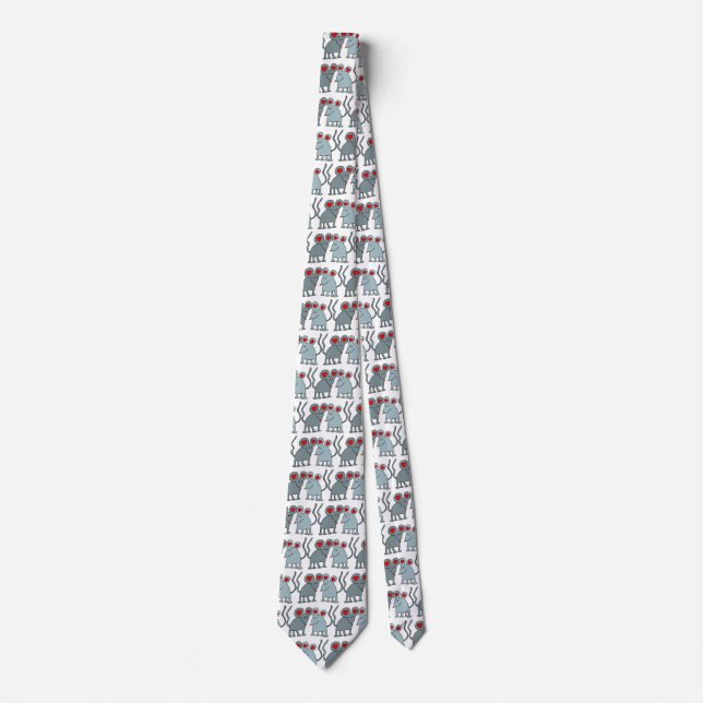 Cravate Tied de cou pour souris de la Saint-Valentin (Devant)