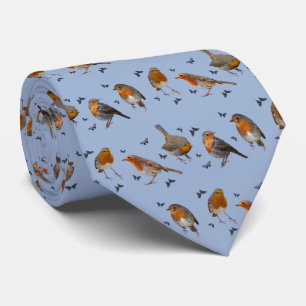 Cravate Tied de fête Robin (Bleu clair)