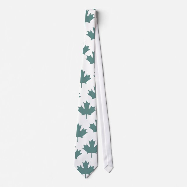 Cravate Tied de feuille d'érable (Devant)