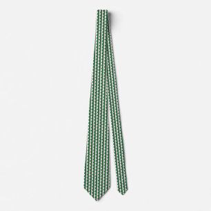 Cravate Tied hexagonal de drapeau d'Algérie