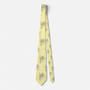 Cravate Tied jonquille