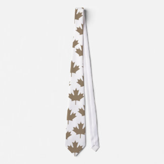 Cravate Tied Maple leaf