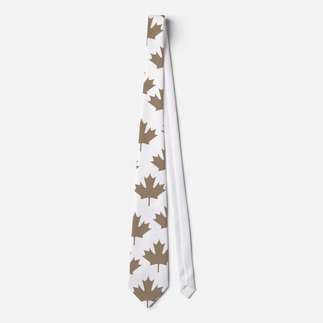 Cravate Tied Maple leaf (Devant)