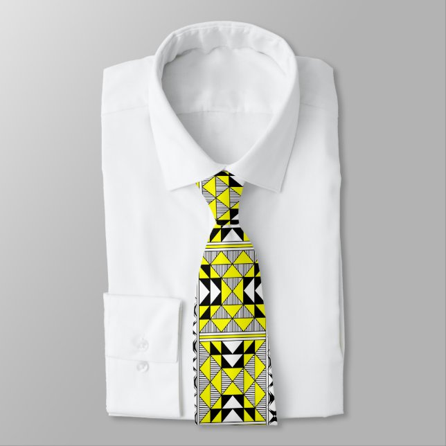 Cravate Tied Yellow Southwest Sacred Mountains (Attaché)