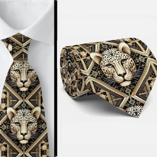 Cravate Tiedaudace Léopard Gras Mode Masculine pour Homm
