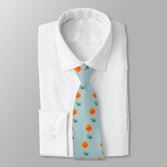 Cravate tied'œillet orange (Attaché)