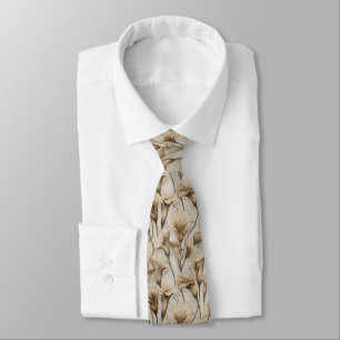 Cravate Ties Chic pour Hommes Calla Lilies