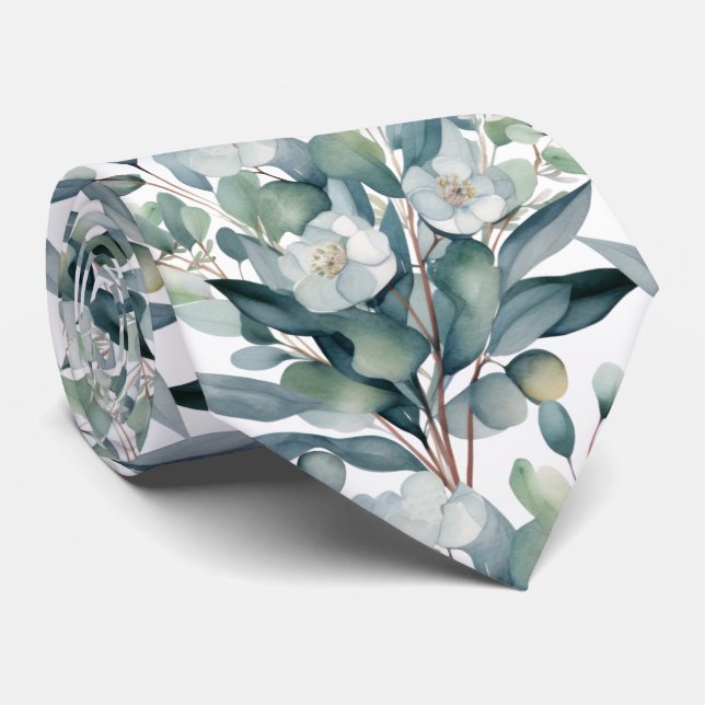 Cravate Ties de cou formels en eucalyptus | Simples et cla (Roulé)