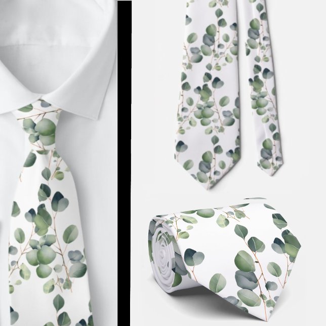 Cravate Ties de cou formels en eucalyptus | Simples et cla (Créateur téléchargé)