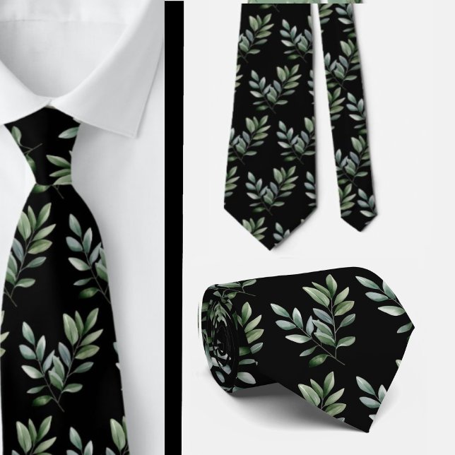 Cravate Ties de cou formels en eucalyptus | Simples et cla (Créateur téléchargé)