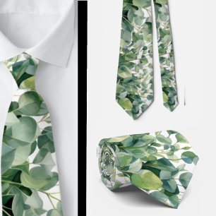 Cravate Ties de cou formels en eucalyptus   Simples et cla