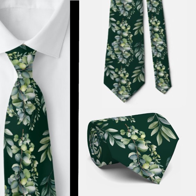 Cravate Ties de cou formels en eucalyptus | Simples et cla (Créateur téléchargé)