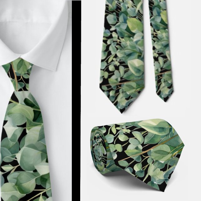 Cravate Ties de cou formels en eucalyptus | Simples et cla (Créateur téléchargé)