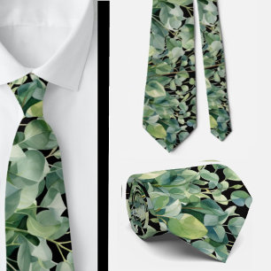 Cravate Ties formelles à col eucalyptus   Simples et class