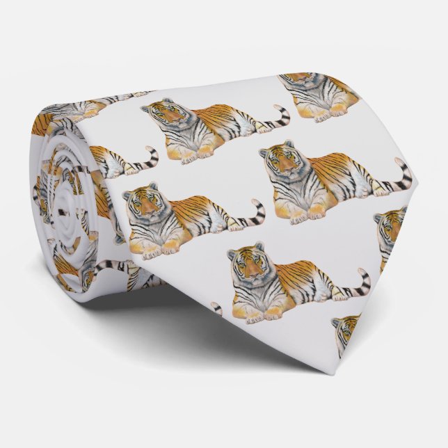 Cravate Tigre (Roulé)