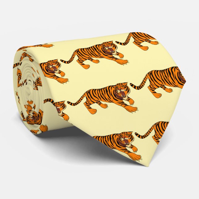 Cravate Tigre (Roulé)