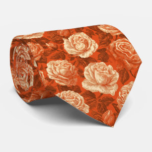 Cravate Tissu Imprimé Rose pour Garçon d'Honneur d'Entrepr