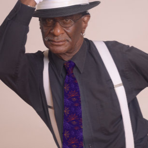 Cravate Toiles d'araignée mignonnes Halloween violet foncé