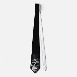 Cravate Top hat skull