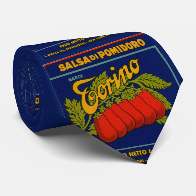 Cravate Torino salsa di pomodoro aka pâte de tomate imprim (Roulé)