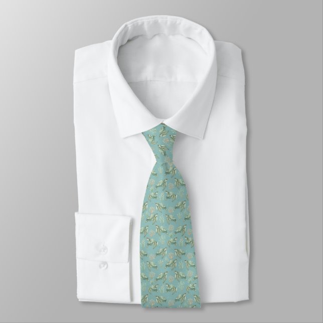 Cravate Tortue de Mer (Attaché)