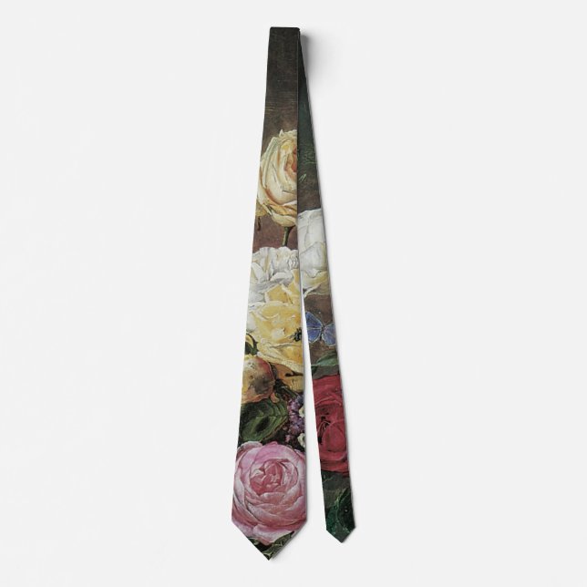 Cravate Toujours la vie avec des fleurs dans Vase par Olaf (Devant)