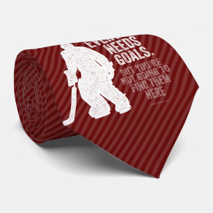 Cravate Tous ont besoin de buts (Hockey)