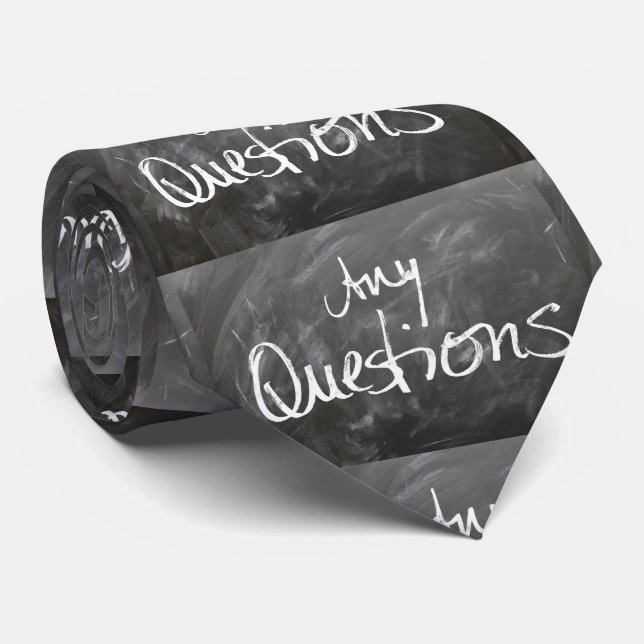 Cravate Toute question Texte du tableau de bord (Roulé)