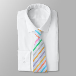 Cravate Traces dans les couleurs pastel