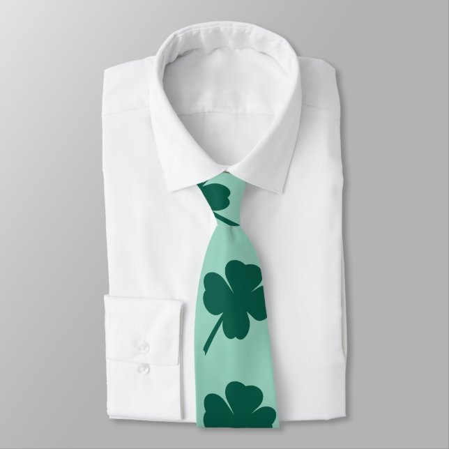 Cravate Trèfle Moderne Saint-Patrick  (Attaché)