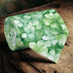 Cravate Trèfle Vert Saint-Patrick
