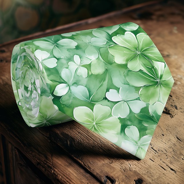 Cravate Trèfle Vert Saint-Patrick (Créateur téléchargé)