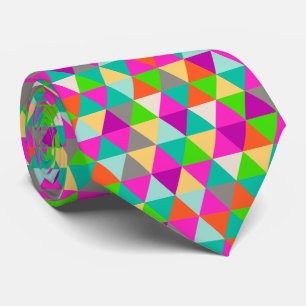 Cravate Triangles géométriques/ajustables PixDezines