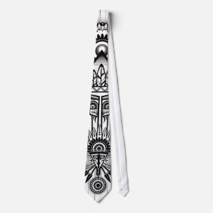 Cravate Tribal autochtone Abstrait