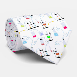 Cravate Tubes d'essai en chimie et science du laboratoire 