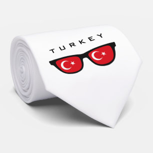 Cravate Turkey Shades custom text & color tie
